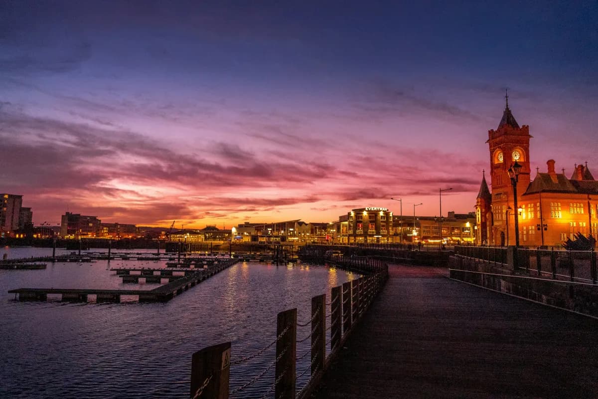 Cardiff city view