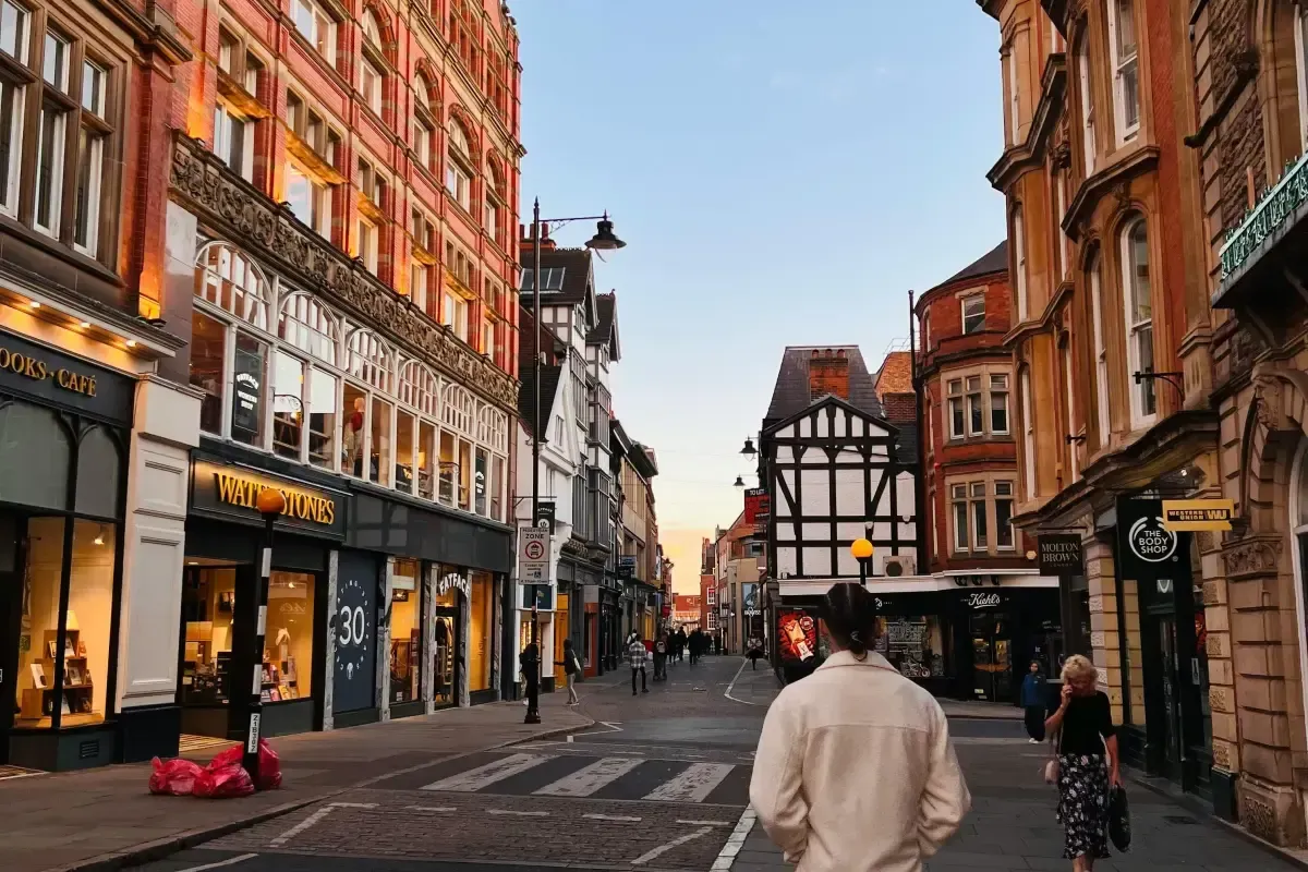 Nottingham city view