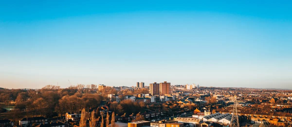 Stoke-on-Trent city view